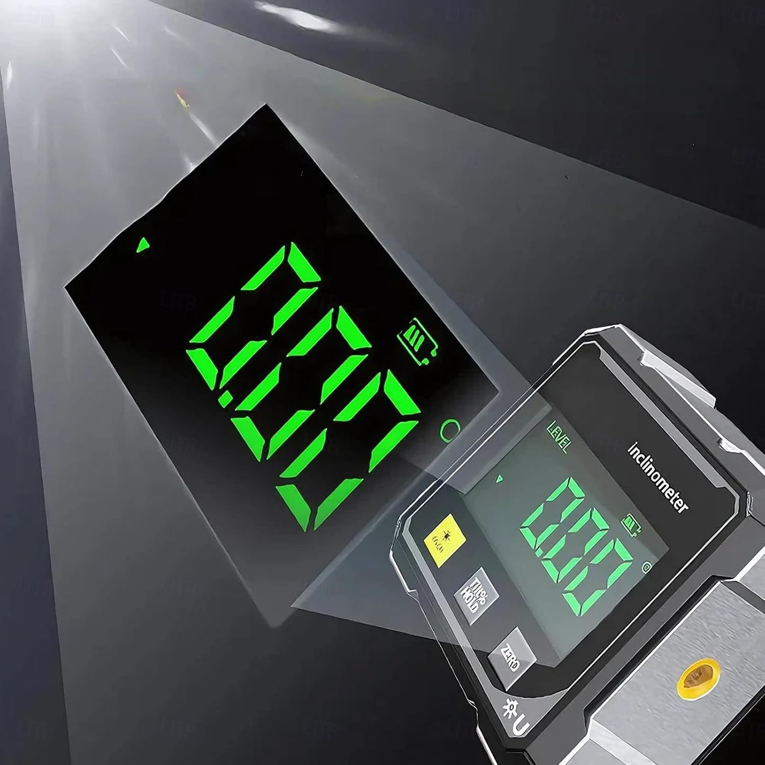 2026年 デジタルレーザー角度計分度器ツール、高精度測定ツール、大型LEDディスプレイ、磁気ベース、USB充電式  コレクション – $33.99 –P5