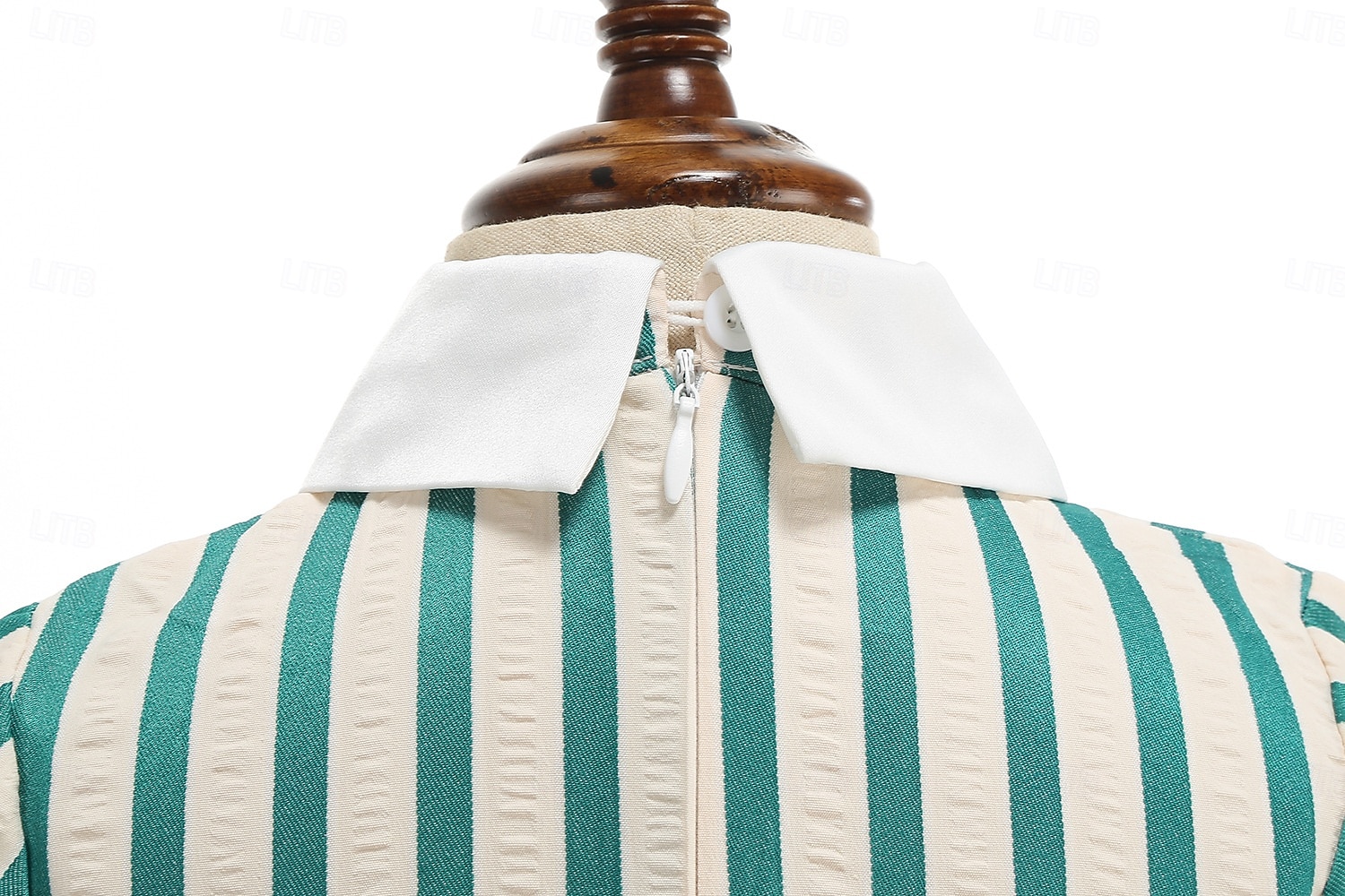 Vintage inspiriert Midlänge A-Linie Kleid Swing-Kleid Kurze Ärmel Gestreift A-Linie Kostüm Mädchen Kindertag Maskerade Urlaub Alltagskleidung Kinder Kleid Abschlussballkleider Frühling & Sommer 2026 - $52.99 –P7