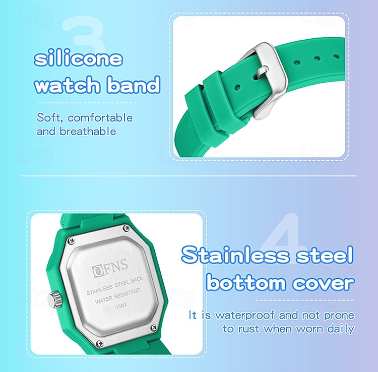 Мужчины Кварцевые Крупный циферблат Мода Наручные часы Светящийся Дайвинг Календарь Силикагель Часы 2026 - $27.99 –P15