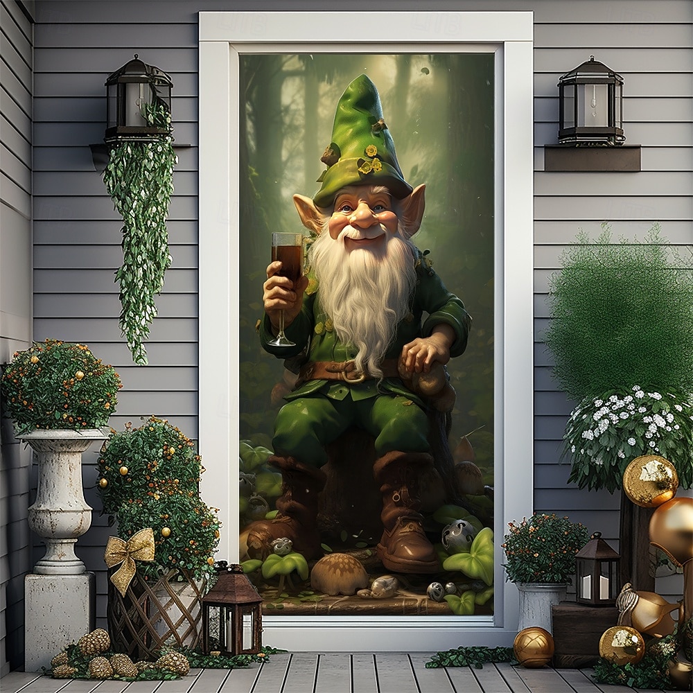 St. Patrick's Day Posters Door Cover Outdoor Banners Green Hat Shamrock Cute 3D Party Dorm Teens Room College Dorm Guys Man Cave Frat Bedroom Shooting Backgrounds Home Decor 2026 - $19.99 –P12