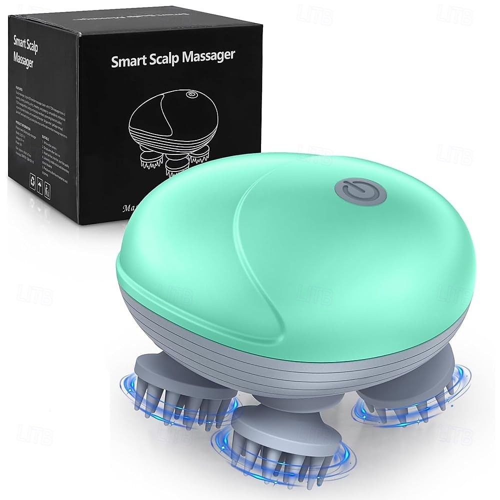 Aparat de masaj portabil modernizat pentru animale de companie, pentru câini și pisici, aparat electric de masaj pentru pisici și câini, cu 4 capete de masaj rotative, trei moduri, pentru ameliorarea 2026 - $25.99 –P1