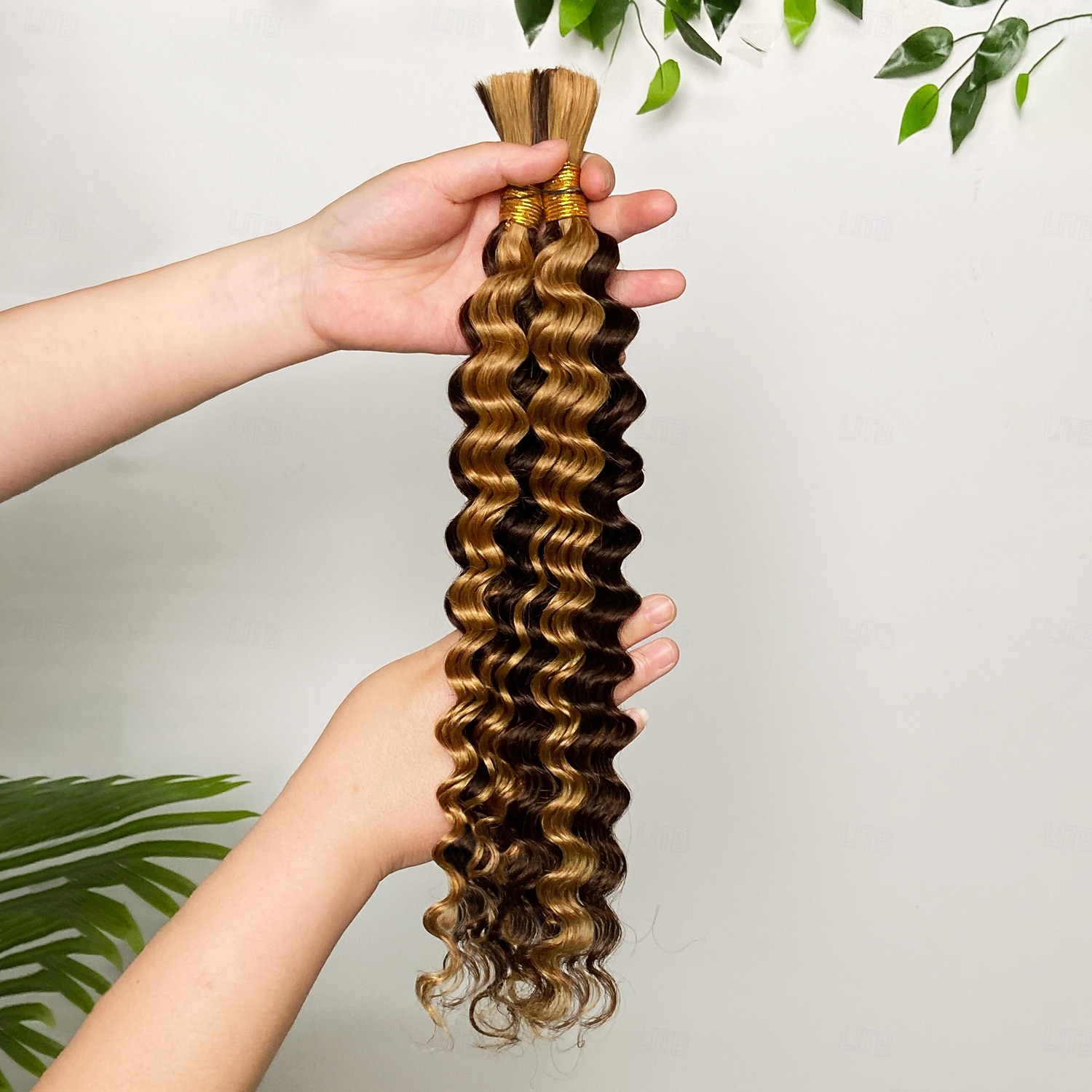 Highlight P4/27# Echthaar-Extensions, Deep Wave, 1 Bündel, 30-70 cm 2026 - $81.99 –P3