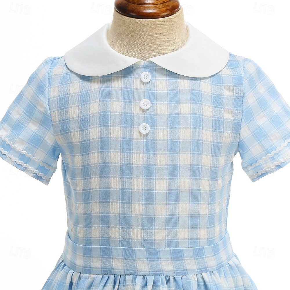 Anni 1950 Retrò Vintage Midi Abito Swing Vestito Svasato Maniche corte Aderente & Svasato Altalena a dondolo Costume Ragazze Giornata universale dell'infanzia Mascherata Vacanza Abbigliamento del 2026 a $52.99 –P6