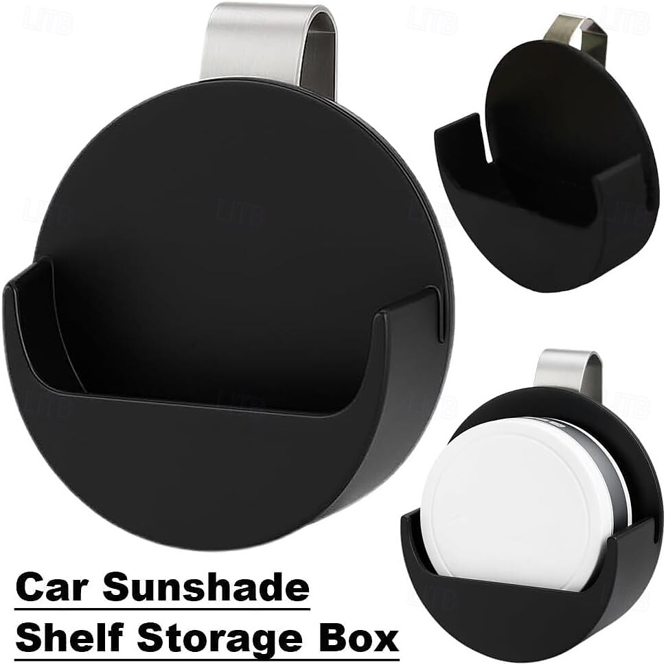 Suporte para lata de tabaco de mascar para quebra-sol de carro, suporte para mascar de carro, suporte para quebra-sol de carro, acessório interno automotivo que economiza espaço, clipe de de 2026 por $27.99 –P12