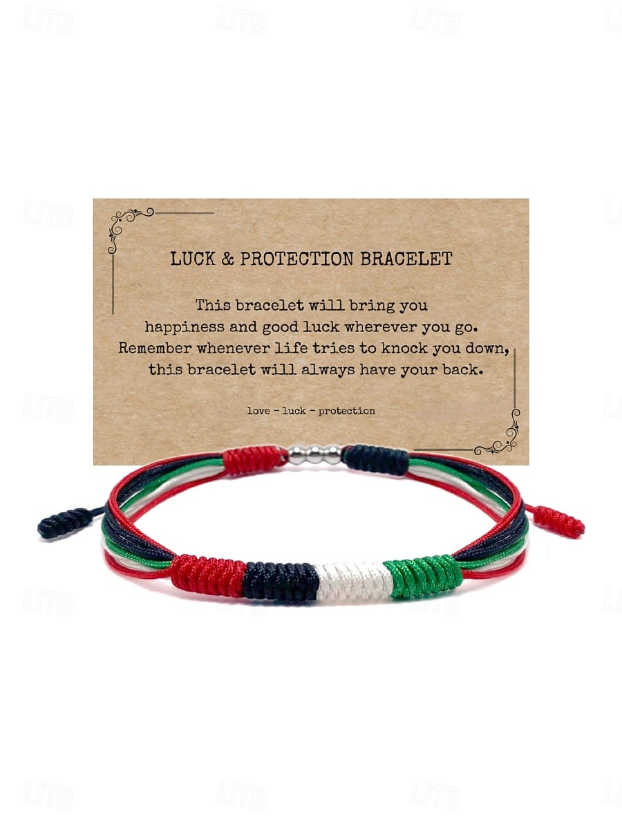 Πλεκτά Φαντασία Μόδα Μοντέρνα Εξατομικευόμενο Ρητίνη Βραχιόλι Κοσμήματα Θαλασσί / Μαύρο / Κίτρινο Για Καθημερινά Δώρο Αργίες 2026 - $11.49 –P6