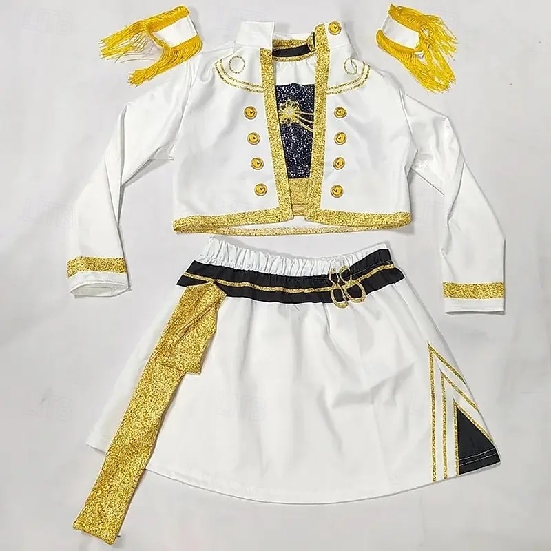 Zainspirowane K-popem Zainspirowany koreańskim idolem Gwiazda popu Kostium Fantazyjne przebranie Wirtualny idol for Dla dziewczynek Dzieci Halloween Karnawał Spektakl Comic Con Anime Expo 2026 - $27.99 –P4