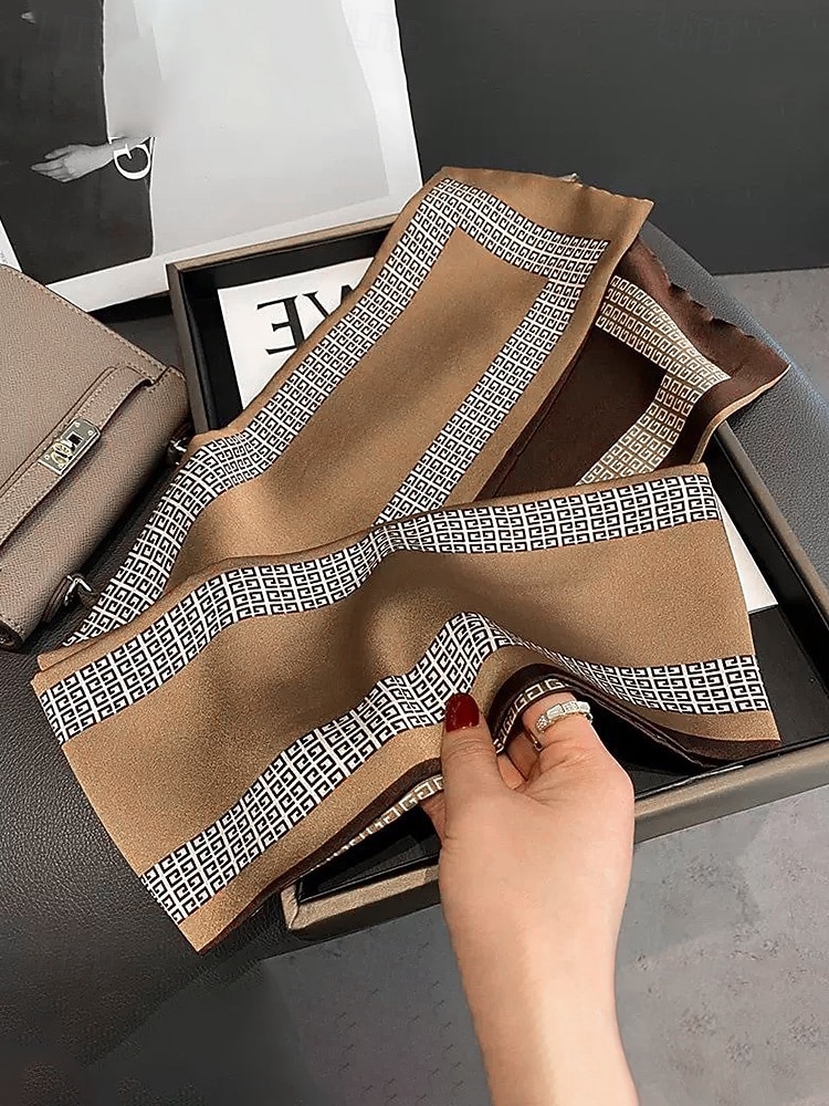 2026年 メンズペイズリープリントスカーフ、マルチカラーパターンのポリエステル軽量ネックスカーフ、男性用のクラシックでエレガントなスタイル、普段着、ビジネスカジュアル、パーティー、季節のスタイリングに最適  コレクション – $9.99 –P5