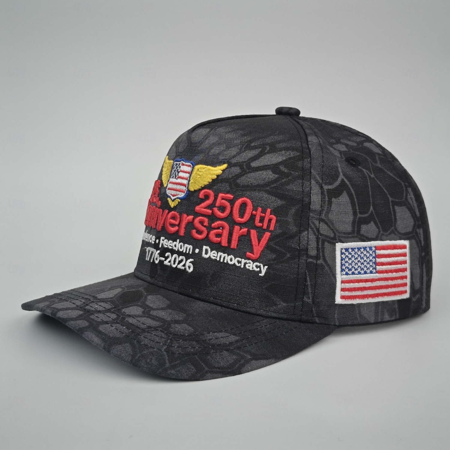 Lippalakki Amerikan lippu Retro / vintage Patriotismi varten Sukupuolineutraali Aikuisten 3D-tulostus varten Itsenäisyyspäivä 4. heinäkuuta ulko- Rento / arki Paraati 2026 - $20.99 –P8