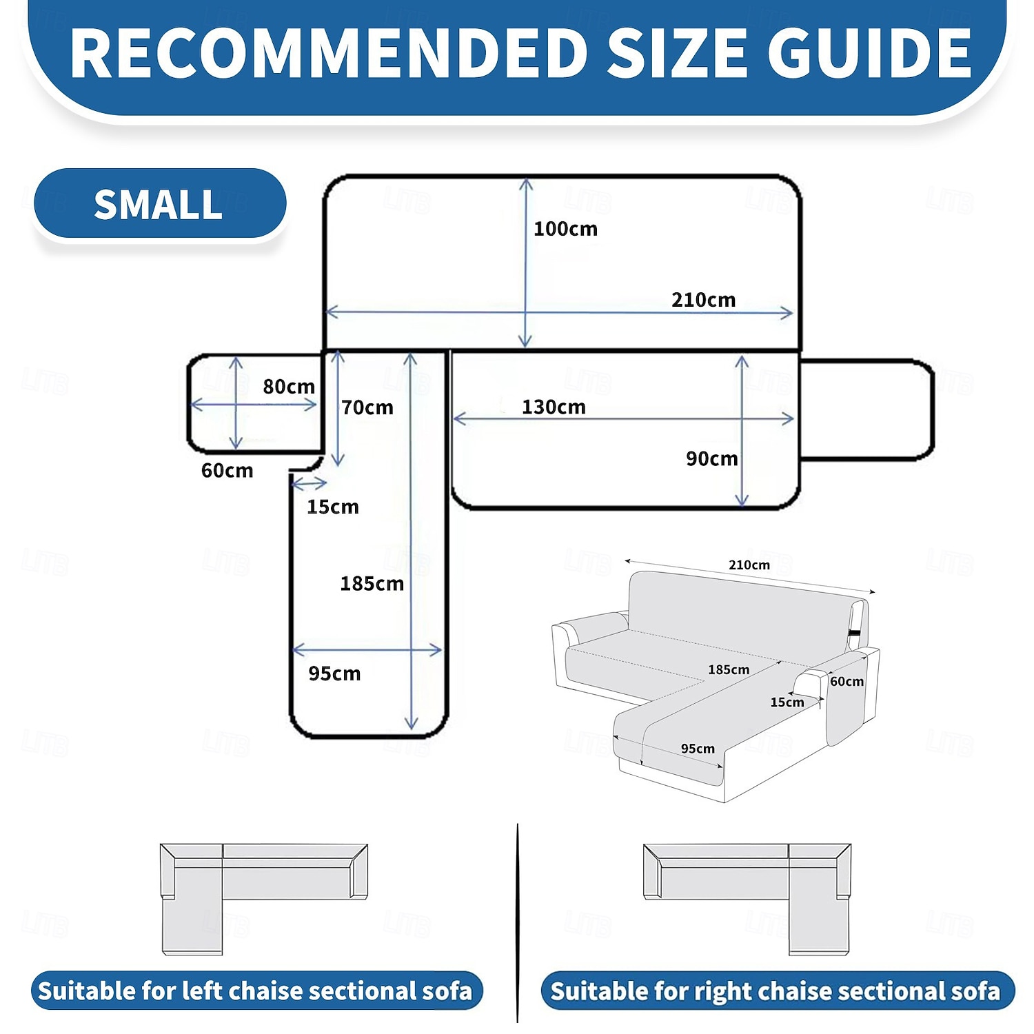 Wodoodporny, antypoślizgowy pokrowiec na sofę dla zwierząt, mata dla psa, ochraniacz na sofę, pokrowiec na lewą i prawą leżankę 2026 - $58.99 –P4