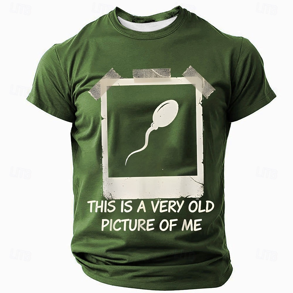 Funny Mens T Shirt This Is A Very Old Picture Of Me Graphic Sperm Joke Charcoal Grey Short Sleeve Tee Clothing Apparel S M L XL XXL XXXL 2026 - $21.99 –P3