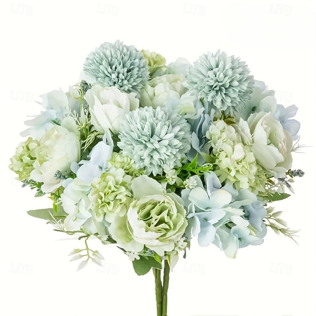 3 nippua ulkokäyttöön tarkoitettuja tekonurmi- ja pionikukkia, UV-suojattuja ja realistisia, sopivia sisä- ja ulkopuutarhan ikkunalaudoille keväällä, kesällä ja syksyllä häihin 2026 - $20.99 –P10