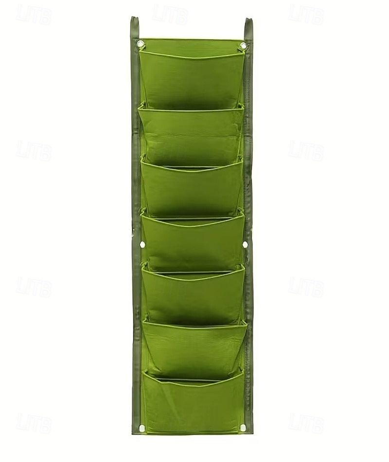Ensemble de 2 sacs de culture suspendus verticaux à 7 poches, pour plantes, à fixer au mur à l'intérieur ou à l'extérieur. Style classique et léger, idéal pour un balcon, un jardin ou une décoration de 2026 ? $22.99 –P11