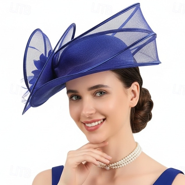 Derby Hut Kirchenhut Kentucky Derby Hut Dame Edelfrau Kostüm Damen Maskerade Derby Ascot Pferderennfestival Erwachsene Kopfschmuck Ganzjahres 2026 - $39.99 –P3