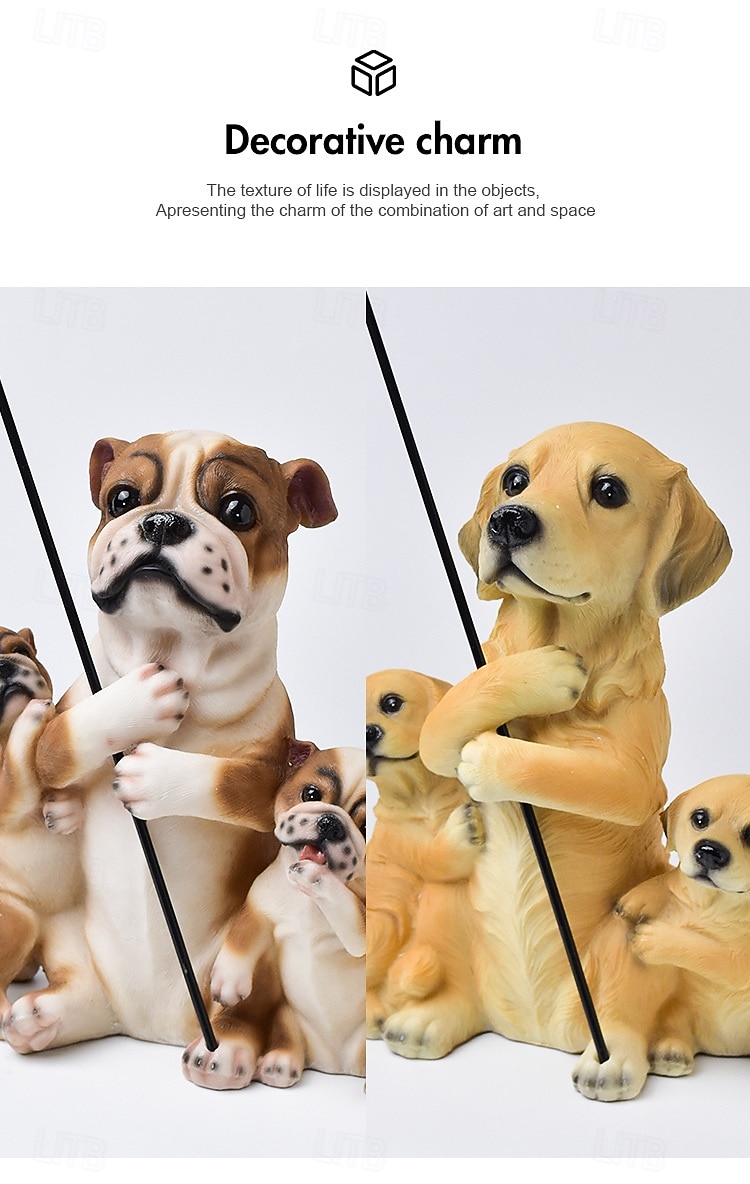 1 Pc Outdoor Solar Waterproof Dog Figurine Light, Garden Yard Lawn Pathway Decor, Resin Puppy Solar Garden Light, Landscape Accent Lighting for Farm, Patio, Outdoor Decorative Lights 2026 - $30.99 –P11