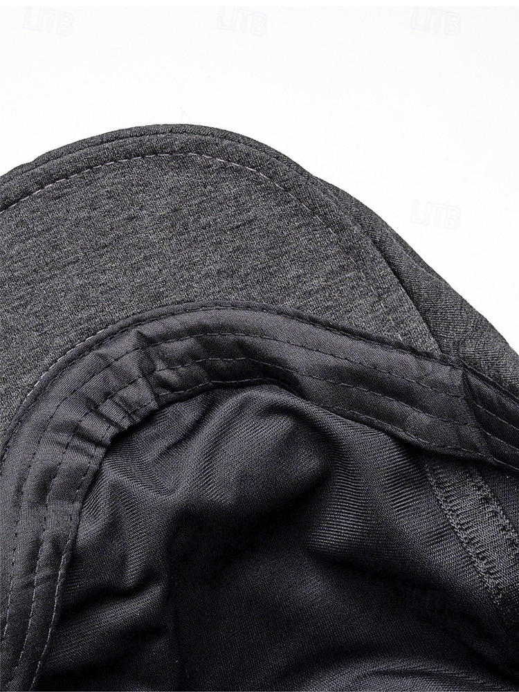 Boina masculina casual em poliéster com design simples e elegante, disponível em várias cores, perfeita para o uso diário. de 2026 por $11.99 –P13