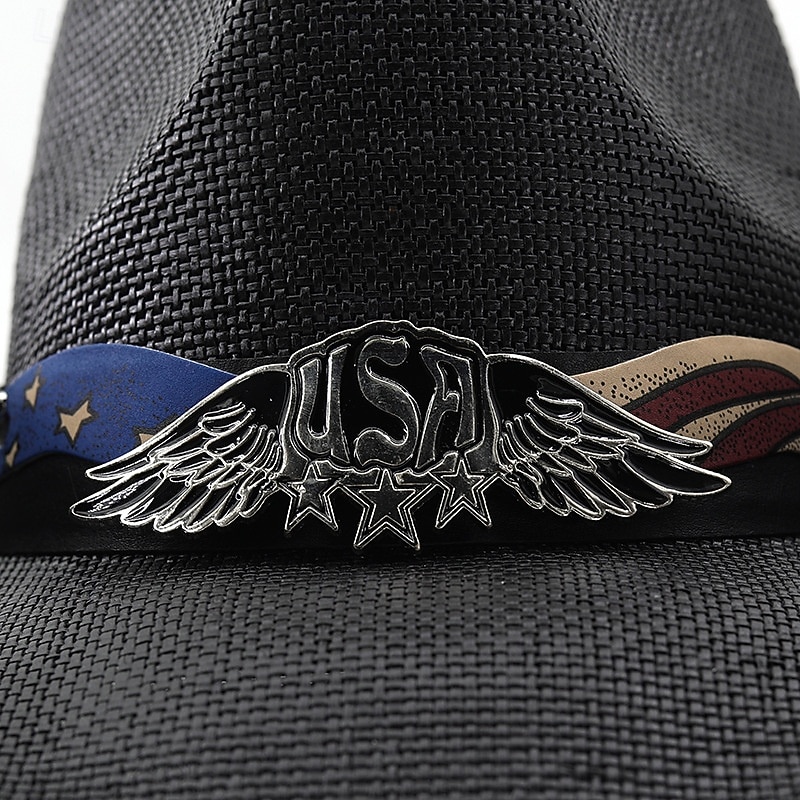 250° anniversario USA Retrò Vintage Far West Cappello da Cowboy Cappello da cowgirl Cowgirl Cowboy Cowboy del West Costume Unisex Mascherata 4 Luglio Feste Giorno dell'Indipendenza Adulti Cappello del 2026 a $29.99 –P5