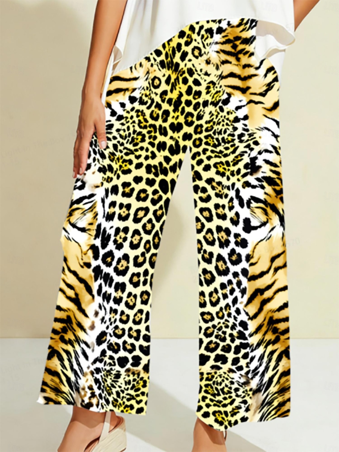 Lady Lionheart seidene Satinhose mit elastischem Bund und weitem Bein 2026 - $79.99 –P1