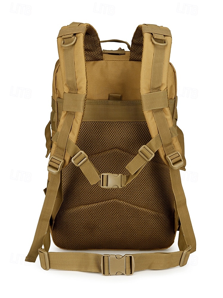 Mochila tática masculina camuflada em nylon, mochila militar de grande capacidade, bolsa multicolorida para atividades ao ar livre, como caminhadas, camping e viagens, com patch da bandeira americana. de 2026 por $54.99 –P5