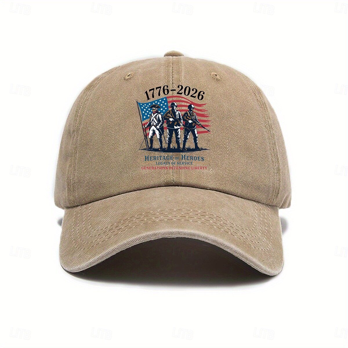Gorra de Béisbol Bandera estadounidense Retro Antiguo Herencia Patriótico 1776-2026 para Unisexo Adulto Impresión 3D  para Día de la Independencia 4 de julio Exterior Casual Diario 2026 - $15.49 –P6