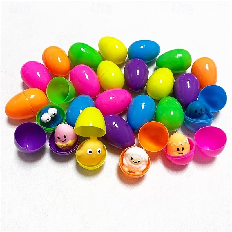24 Pack Easter Eggs Plastic Pre-Filled with Mochi Squishy Toys for Kids, Easter Egg Hunt Party Favors, Easter Basket Stuffers for Boys Girls Toddlers 2026 - $23.99 –P4