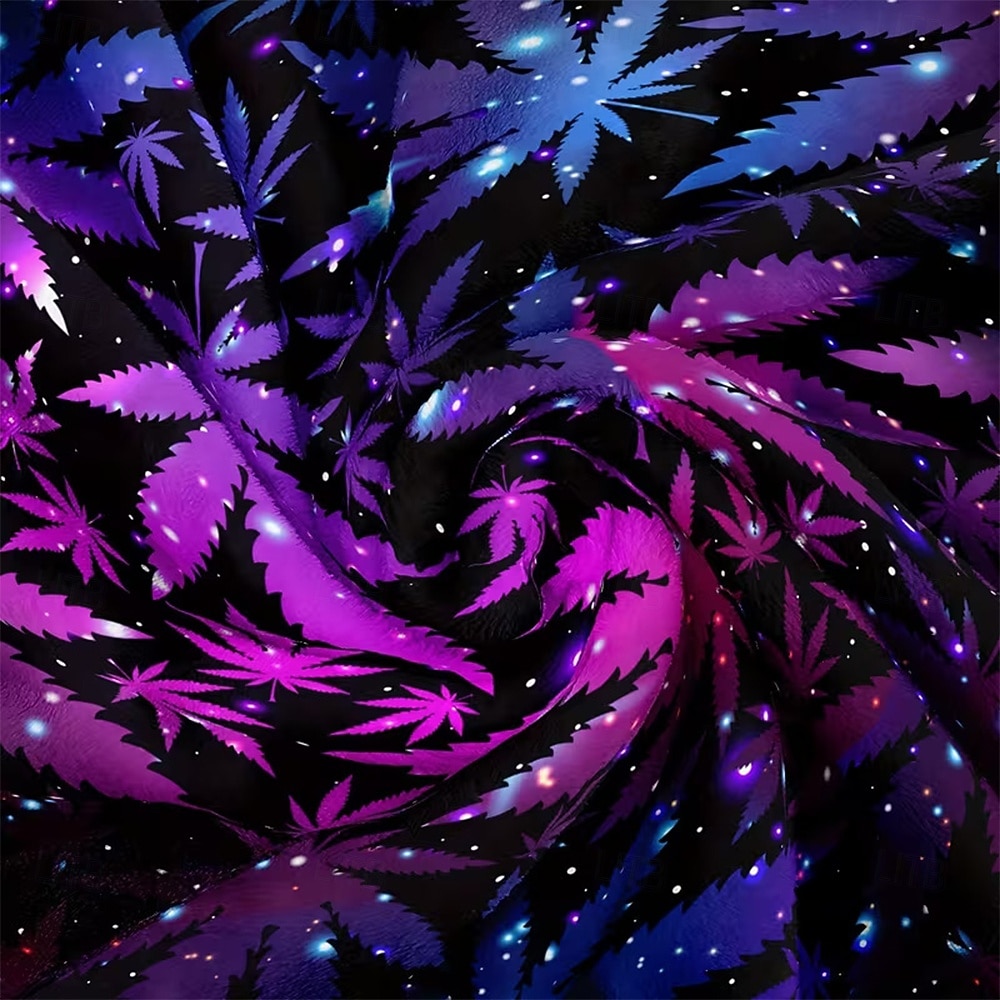 Blanket Fleece Throw Blanket for Couch Weed Leaf Classic Modern 3D Sofa Bed Decorative Warm Blanket Home Decor 2026 - $25.99 –P4