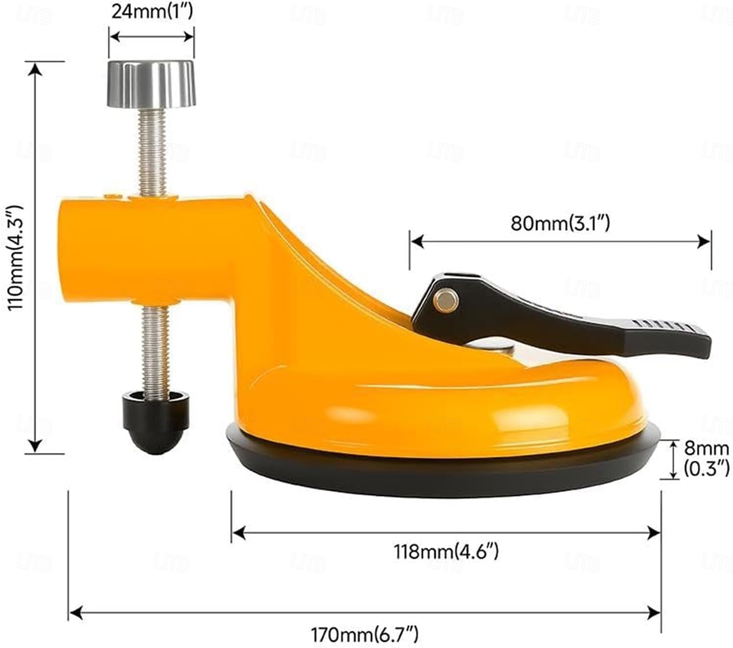 állítható magasságú beállító, padlórés-javító eszköz, professzionális, állítható vákuumszívó-hézag-pult szintező igazító szorító nagy teherbírású gumi tapadókorongokkal, hatékony padlóburkoló eszközök 2026 - $22.99 –P14