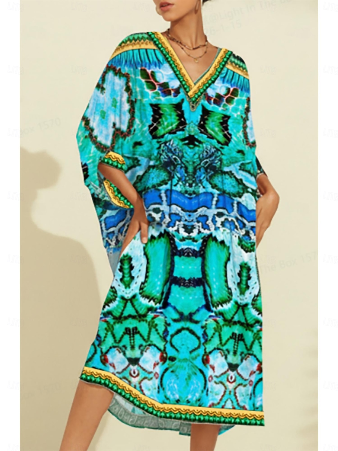 2026年 ワンダーランドバケーションシフォンマキシドレス  コレクション – $91.99 –P1