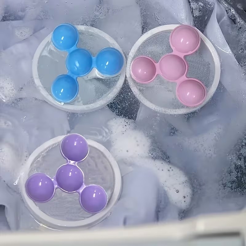 Lot de 3 filtres à peluches pour lave-linge, maille conique améliorée avec filtration 2 fois supérieure, collecteur de peluches réutilisable pour poils d'animaux &peluches, compatible avec l'avant de 2026 ? $12.99 –P5