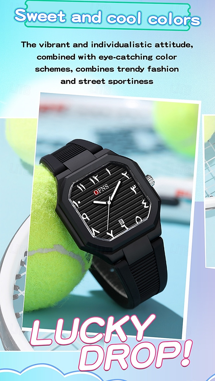 Мужчины Кварцевые Крупный циферблат Мода Наручные часы Светящийся Дайвинг Календарь Силикагель Часы 2026 - $27.99 –P3