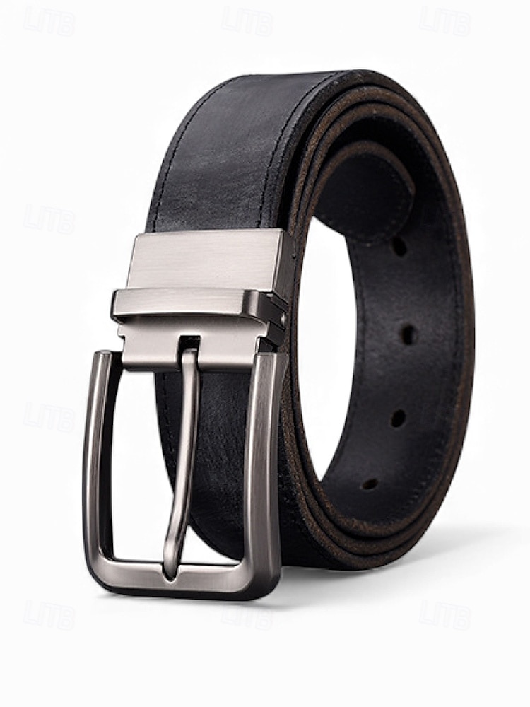 Ceinture pour homme en cuir véritable, tailles ajustables, plusieurs couleurs, design élégant pour les mariages et le quotidien de 2026 ? $29.99 –P2