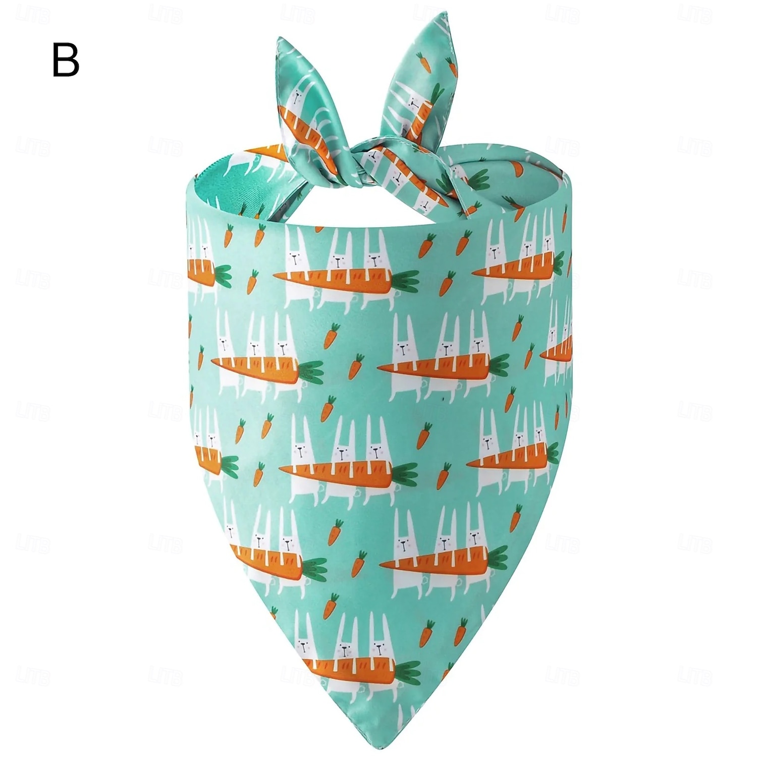 Pet Neckerchief Cartoon Bunny Pattern Easter Festival Bandana Bib Cat Printing Saliva Towel Dog Triangle Scarf for All Seasons 2026 - $10.49 –P2