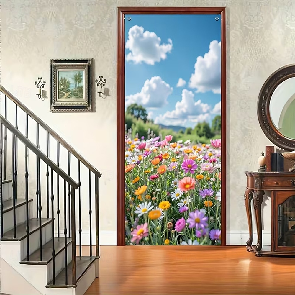 Realistic 3D Green Bamboo Doorway Curtain Japanese Zen Style Hanging Banner Privacy Screen for Home Office Studio Decor 2026 - $17.99 –P11