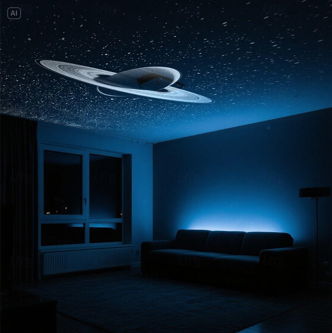 Lumină de atmosferă cu cer înstelat USB montată pe mașină, lumină de proiectie superioară pentru cer înstelat, modificare auto, decorațiuni interioare 2026 - $28.99 –P1