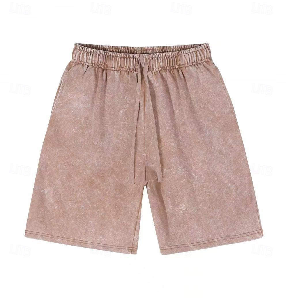 Shorts homme SoftFade™ Shorts d'été Shorts décontractés Shorts à lavage acide Shorts avec poches Taille élastique Confort lavé Respirant Longueur au genou Décontracté Extérieur Plage Vacances Mode de 2026 ? $22.99 –P7