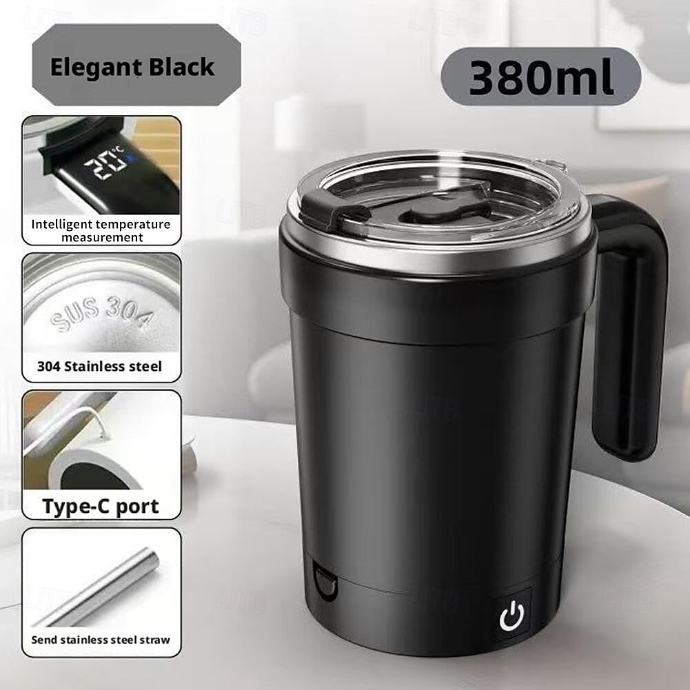 Magnetic Blending Coffee Cup with Straw Lid, 304 Stainless Steel Mixer, 7000 RPM Fast Blending for Smoothies & Coffee, USB-Rechargeable for home/Office/Travel (Hot/Cold Drinks) 2026 - $23.99 –P15
