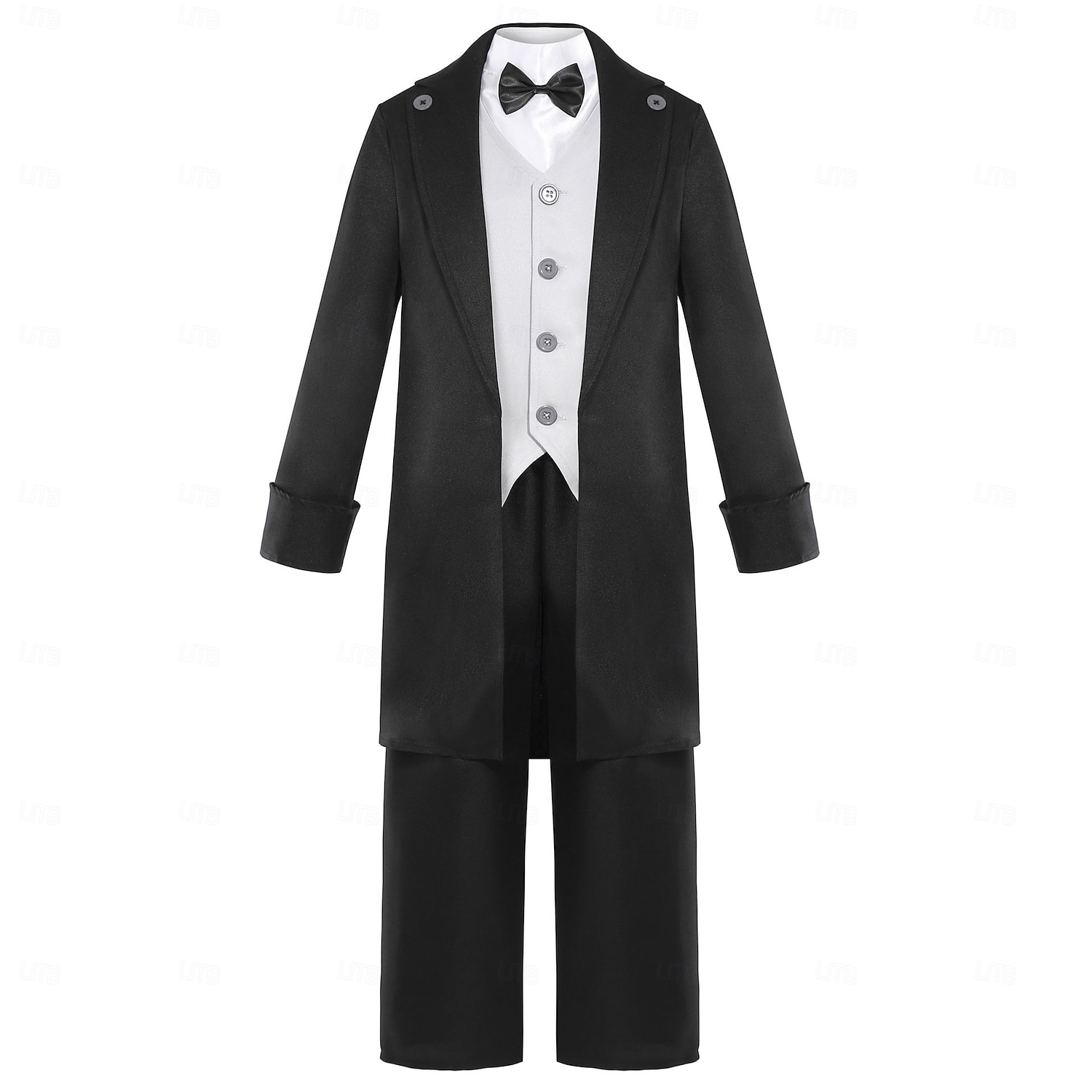 Zestaw 250. rocznica USA Retro / vintage Średniowieczne Stroje Długie rękawy Lincoln Strój na bal maskowy Dla chłopców Strój karnawałowy Karnawał Dzień Niepodległości Bal maskowy 4 lipca Dla dzieci 2026 - $48.99 –P3