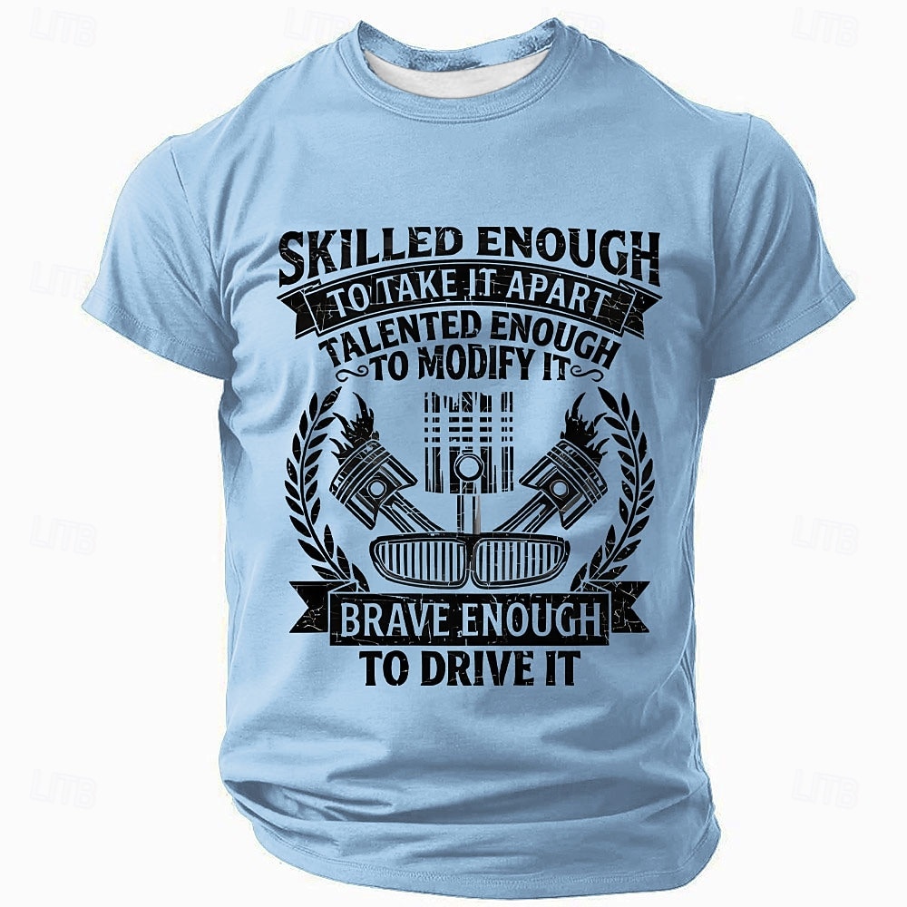 Bărbați Μηχανή Argou amuzant Tricou Manșon scurt Tricou Tipărire 3D Stil Nautic Cămașă Modă Zilnic Zilnic Stradă Albastru piscină Negru Trifoi Vară Primăvară Îmbrăcăminte S M L XL XXL XXXL 2026 - $21.99 –P2