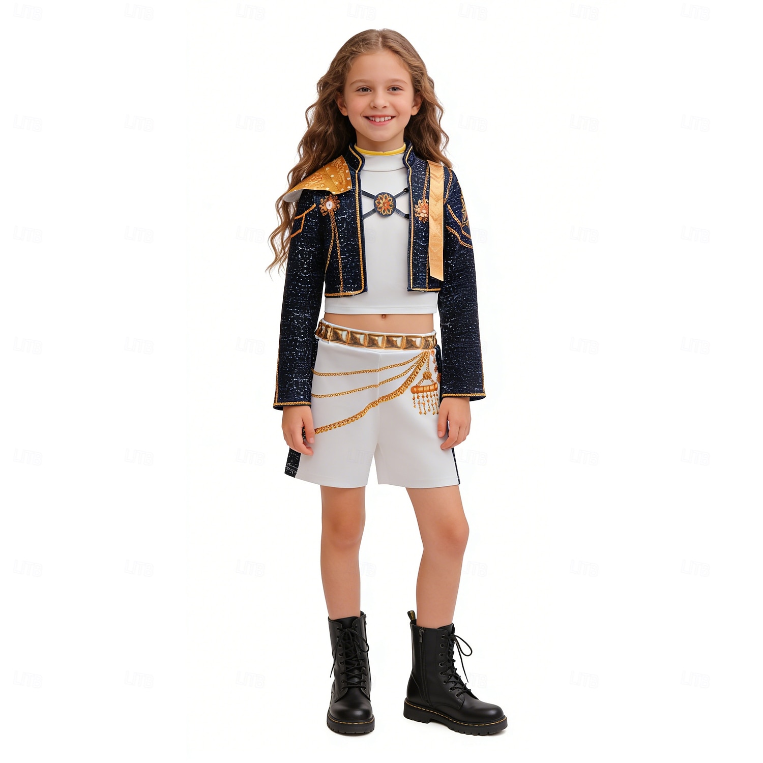 Kpop-inspiriert Von koreanischen Idolen inspiriert Popstar Kostüm Ausgefallene Kostüme Karnevalskostüm Virtuelles Idol for Mädchen Kinder Halloween Karneval Leistung Comic-Konzert Anime Expo 2026 - $33.99 –P1