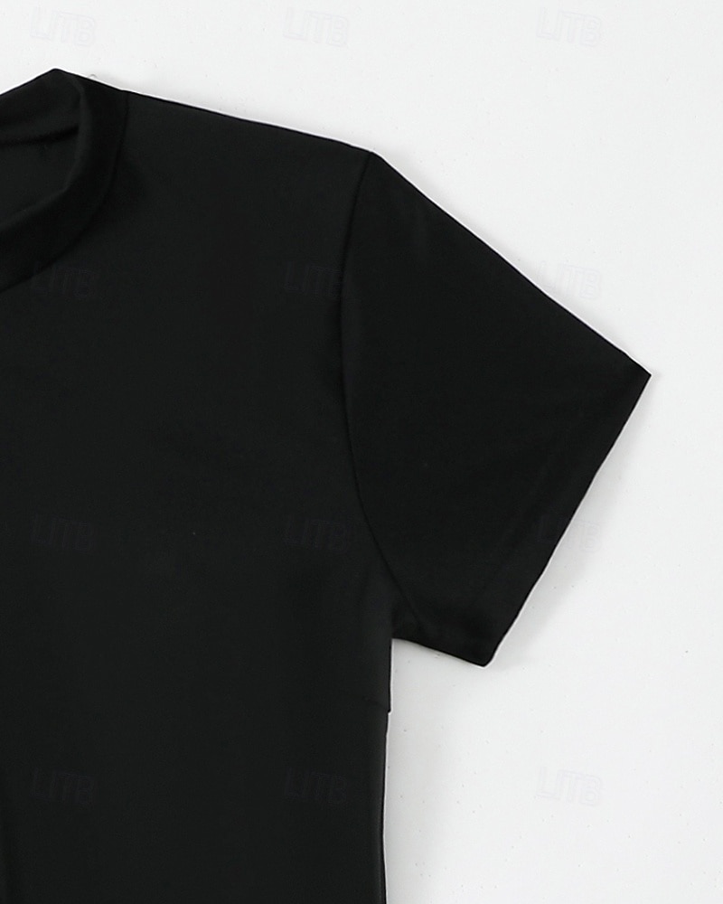 نسائي معيار حماية ضد التحسس ثوب السباحة لباس السباحة لون سادة إحزم حماية UV مطاط كم قصير ملابس السباحة بودي سوت تزلج على الماء غوص سباحة الصيف 2026 - $23.99 –P15