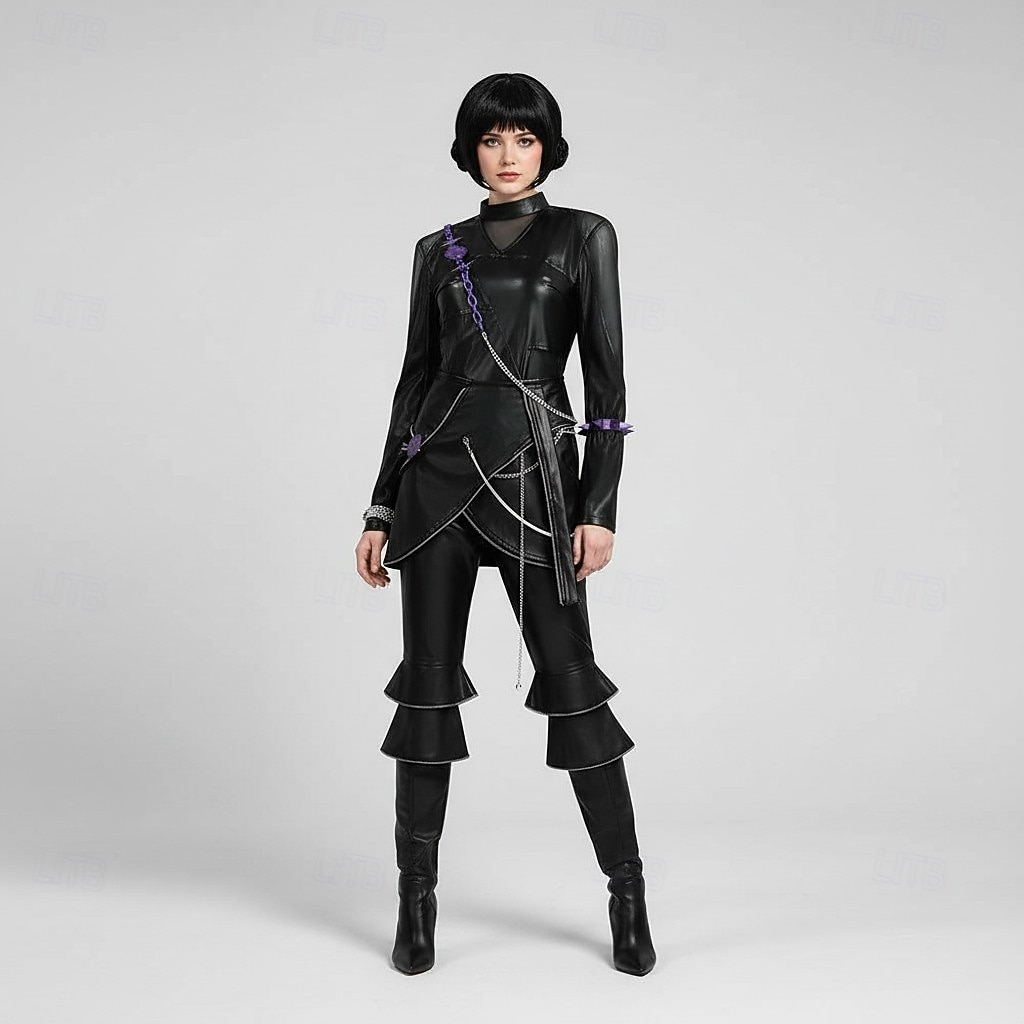 Kpop Inspired Korean Idol Inspired Pop Star Costume Fancy Dress Virtual Idol for Girls' Kid's Adults' Halloween Carnival Performance Comic Con Anime Expo 2026 - CAD $190.99 –P19