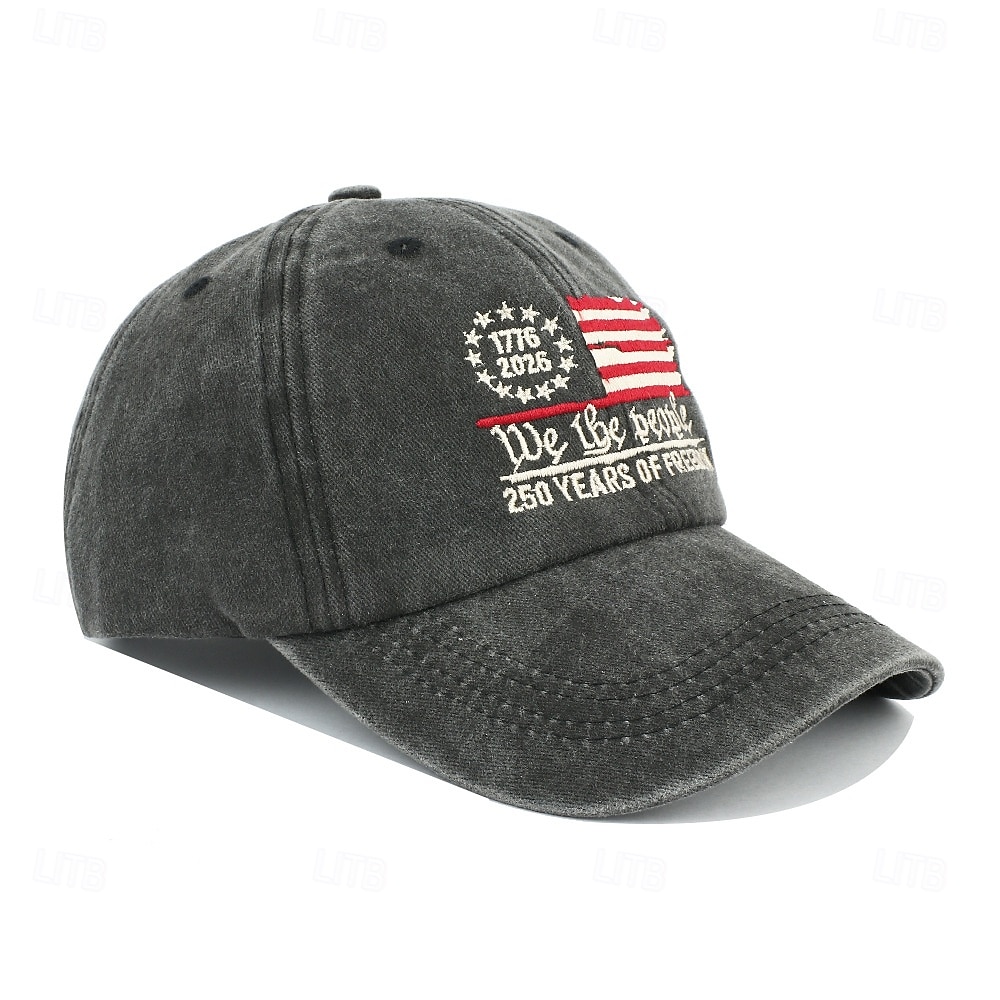 Casquette de Baseball Drapeau Américain Rétro Vintage Patrimoine Patriotique 1776-2026 pour Unisexe Adulte Impression 3D  pour Jour de l'Indépendance / 4 Juillet 4 Juillet Extérieur Décontract de 2026 ? $20.99 –P4