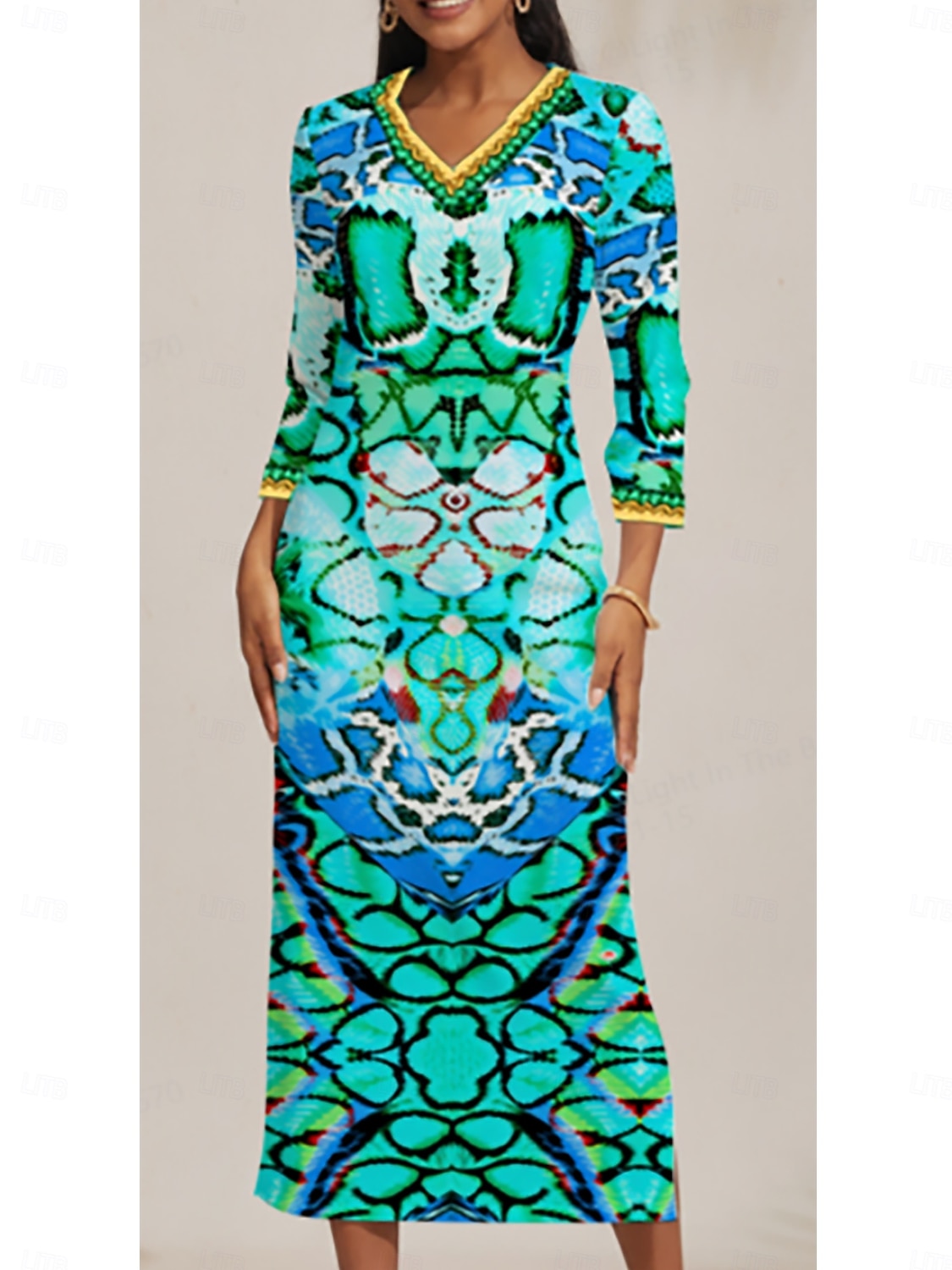 облегающее трикотажное платье «Страна чудес» 2026 - $102.99 –P1