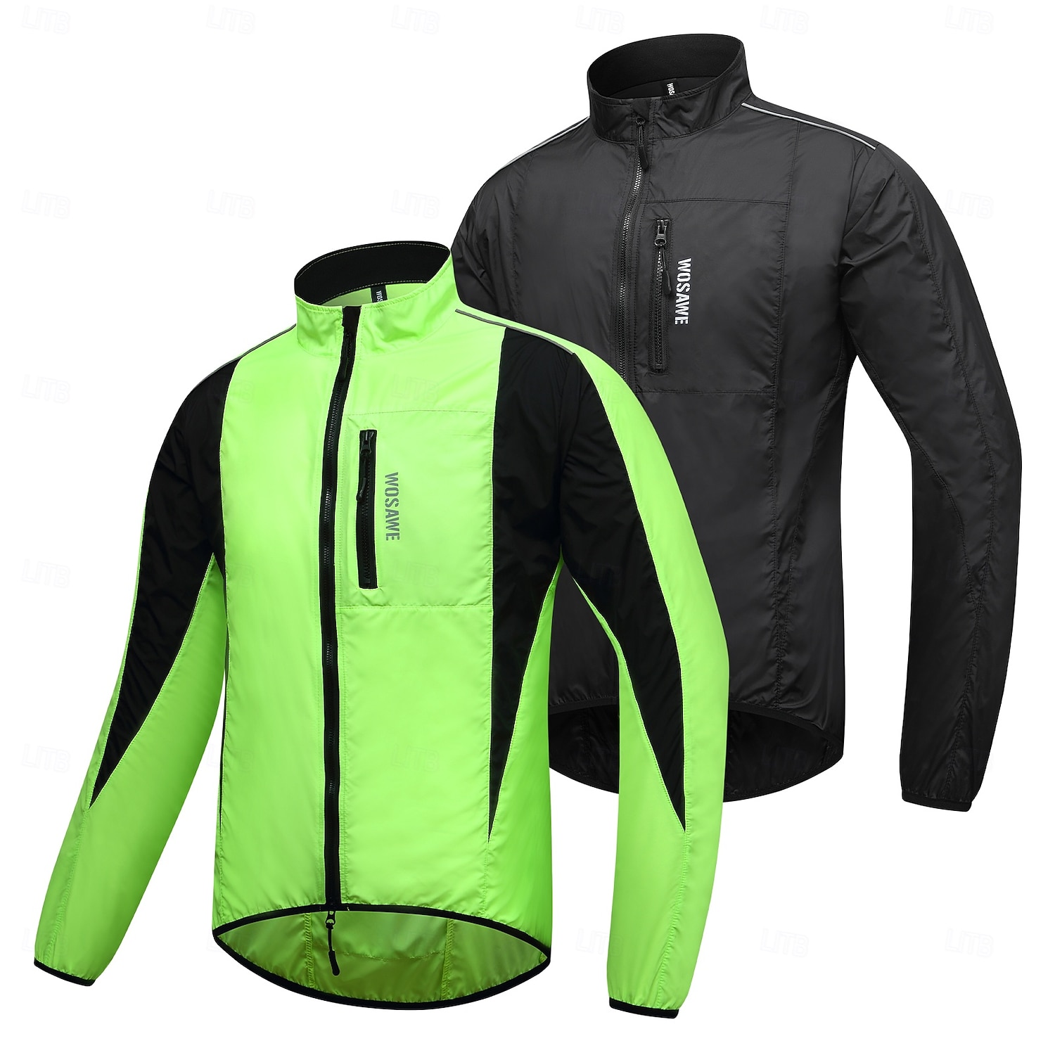 Jaqueta corta-vento unissex para ciclismo de estrada, primavera e outono, da marca Wosawe. Ideal para uso casual, à prova de vento e impermeável. Modelo BF224. de 2026 por $40.99 –P1