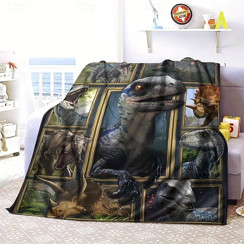 2026年 アメリカ独立記念日 毛布 フリースブランケット ソファ用スローブランケット 恐竜 ギフト クラシック 3D ソファー ベッドサイド 装飾ブランケット 暖かい毛布 ホームデコレーション  コレクション – $24.99 –P3