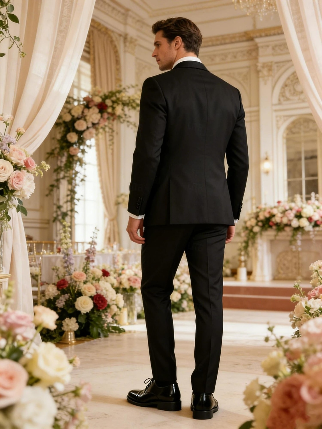 Męskie Oksfordki Buty Derby formalne Buty Skórzane Mokasyny Spacery Biznes Klasyczny Codzienny Codzienny Na zewnątrz Ślub Skóra nappa Wygodny Niepoślizgowy / a Oddychający Sznurowane Czarny Brązowy 2026 - $29.99 –P2