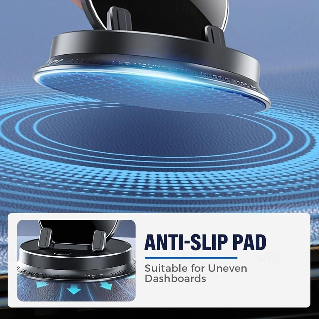 2026年 滑り止めベース、ダッシュボードマウント、見やすい回転式デザイン、すべての車両に対応、PC素材、ナビゲーションサポート、ダッシュボードマウントを備えた多機能車載電話ホルダー  コレクション – $30.99 –P10