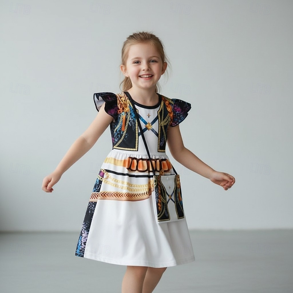 Вдохновленный K-pop Вдохновлено корейскими идолами Идол Поп-звезда Костюм Забавный костюм Виртуальный идол for Девочки Дети Хэллоуин Карнавал Выступление Комик-Кон Аниме Экспо 2026 - $12.99 –P14