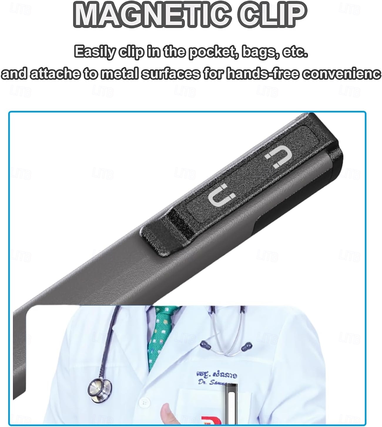 Ladattavat kynätaskulamput työvalolla, kannettavat LED-taskulamput, kirkkaat taskulamput kotiin, autoon, hätätilanteisiin, C-tyypin laturilla, 6 valotilaa, LCD-näyttö 2026 - $17.99 –P4