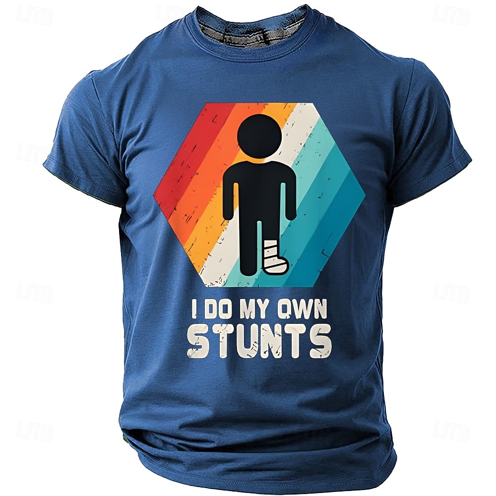 Ανδρικά Αστεία αργκό Μπλουζάκι Κοντομάνικο Κοντομάνικη μπλούζα 3D εκτύπωση Στρογγυλή Ψηλή Λαιμόκοψη Πουκάμισο Μοντέρνα Καθημερινά Καθημερινά Δρόμος Θαλασσί Μαύρο Πράσινο του τριφυλλιού 2026 - $21.99 –P2