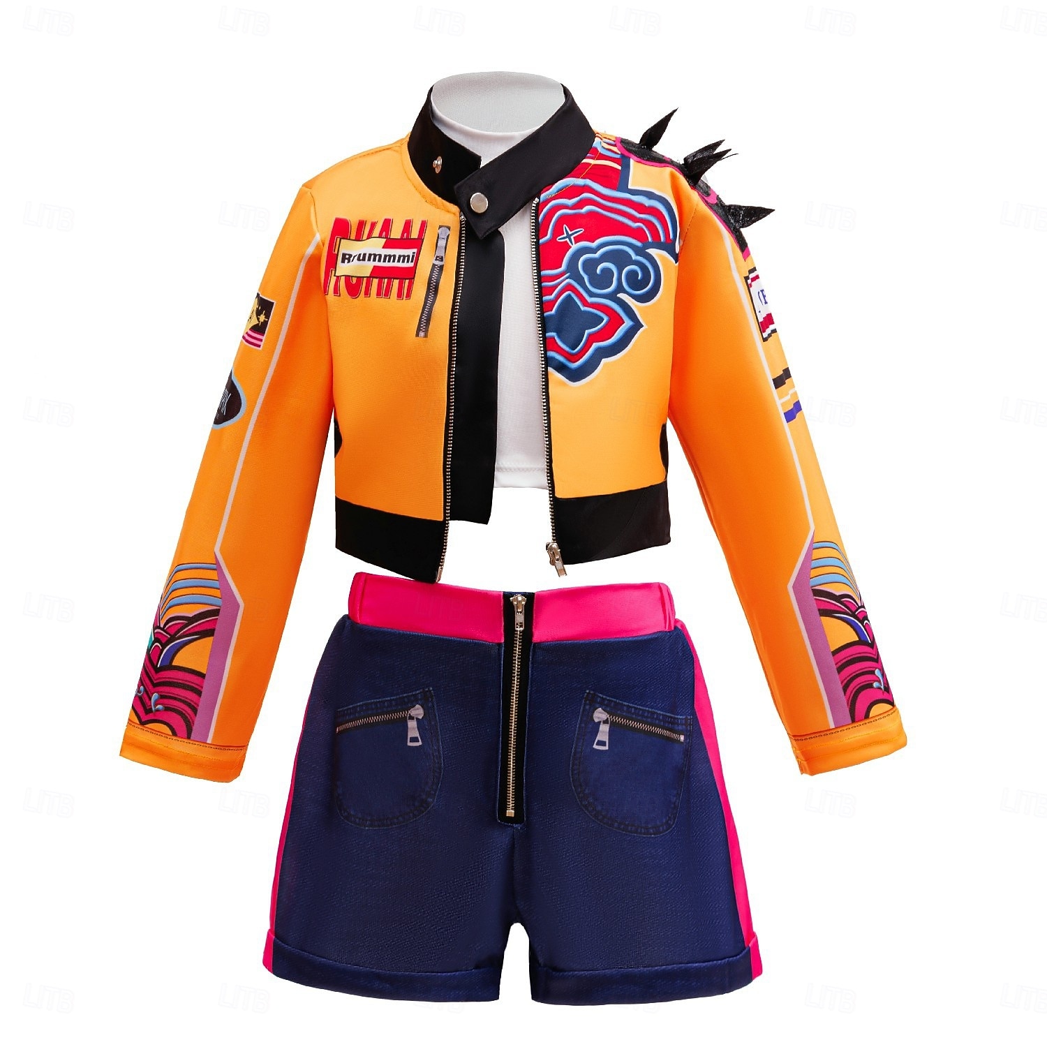 Inspirado en el Kpop Inspirado en ídolos coreanos Estrella del pop Disfraz Disfraz de lujo Disfraz de carnaval Ídolo virtual for Chica Niños Víspera de Todos los Santos Carnaval Rendimiento Comic Con 2026 - $36.99 –P1